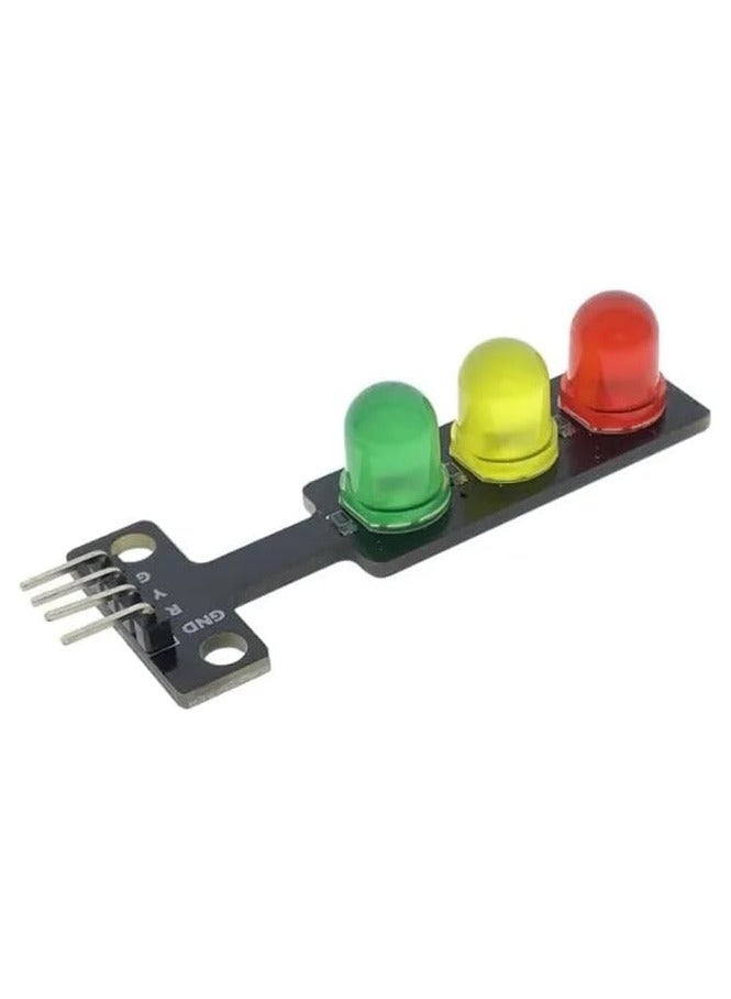 SOLDOUT Mini 5V 5mm LED RGB Light for Traffic Red Yellow Green Light System Model Display Module Compatible with Arduino - Image 1