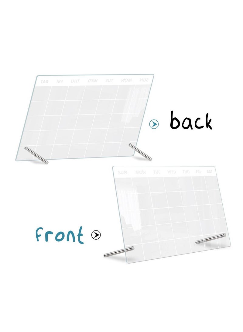 Acrylic Week Plan Desktop Memo Message Board Erasable Office Memo Writing Board - Image 3