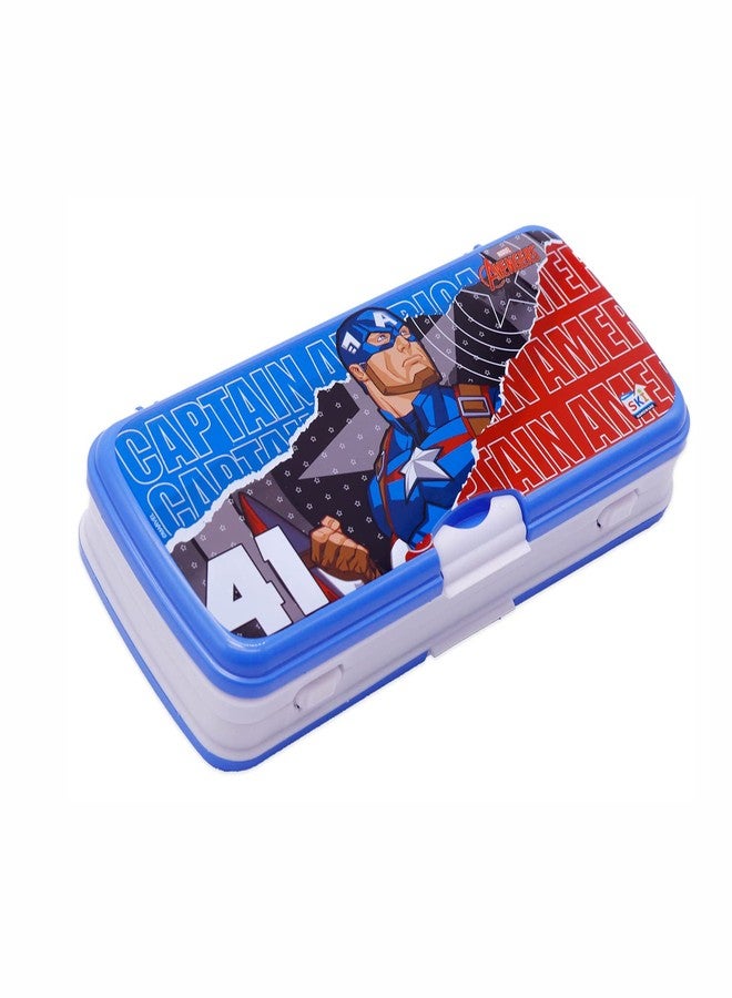 SKi Homeware Xylo Pencil Box with White Board and Marker (3236CA) with Free Stationery, Ideal for Party Favours and Gifting for School Going Kids - Image 1