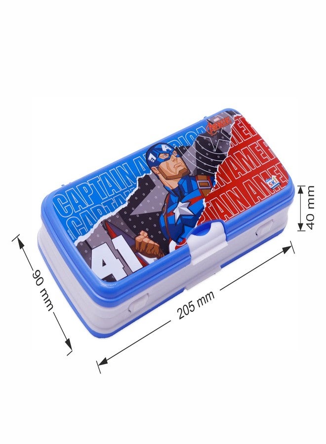SKi Homeware Xylo Pencil Box with White Board and Marker (3236CA) with Free Stationery, Ideal for Party Favours and Gifting for School Going Kids - Image 2