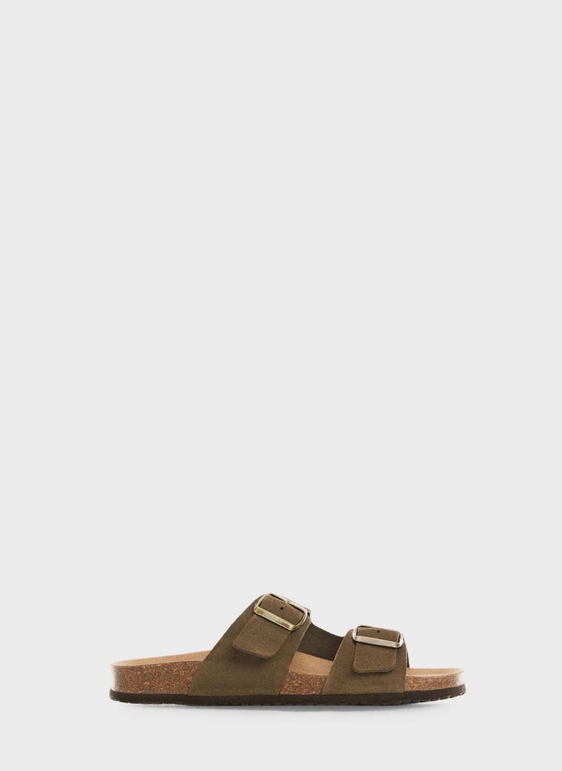 Mango Man Casual Buckle Sandals  - Image 1