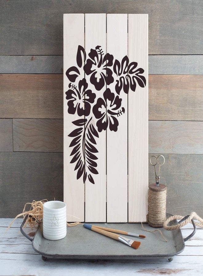 Stencil Revolution Hibiscus Flower Stencil Template - Reusable Stencil with Multiple - Image 3