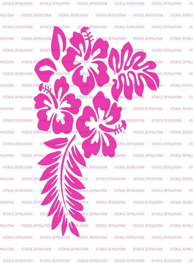 Stencil Revolution Hibiscus Flower Stencil Template - Reusable Stencil with Multiple - Image 5