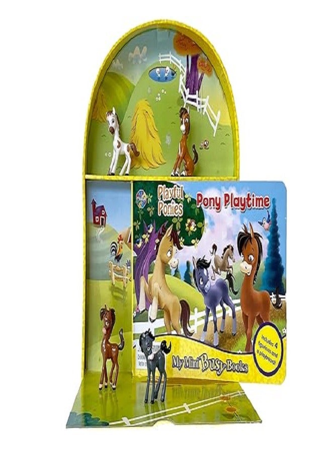 كتاب مشغولتي الصغيرة: الخيول المرحة