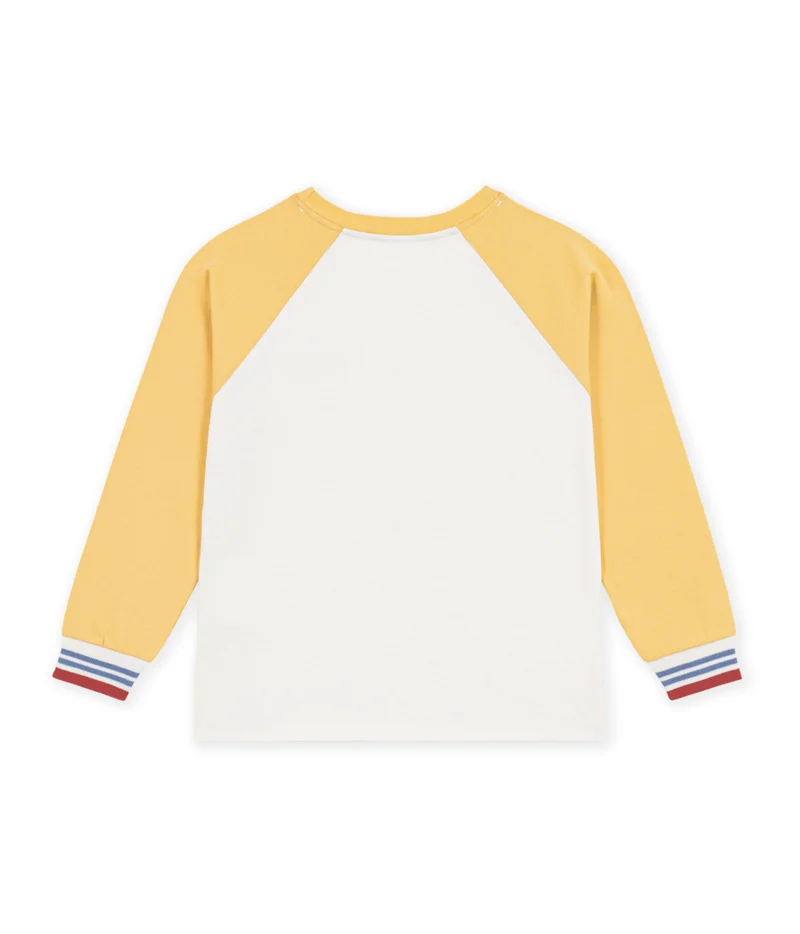 بيتي باتو Children's Long-Sleeved Colourblock Cotton T-Shirt