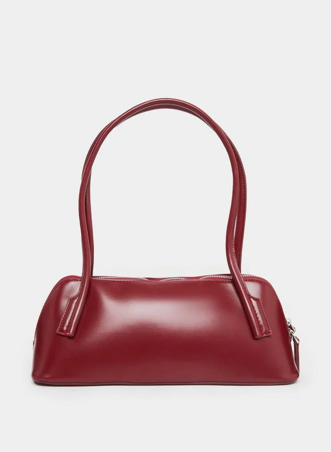 Styli Burgundy Shoulder Bag with Dual Handles