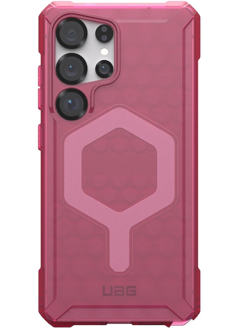 Urban Armor Gear - UAG Essential Armor MagSafe for Samsung Galaxy S25 ULTRA Case Cover [15 Feet Drop tested] - Berry - Image 1