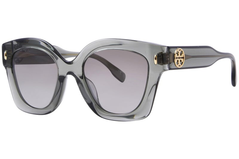 Tory Burch TY7201U 194111 Sunglasses Women's Transparent Sage/Grey Gradient 49mm - Image 1