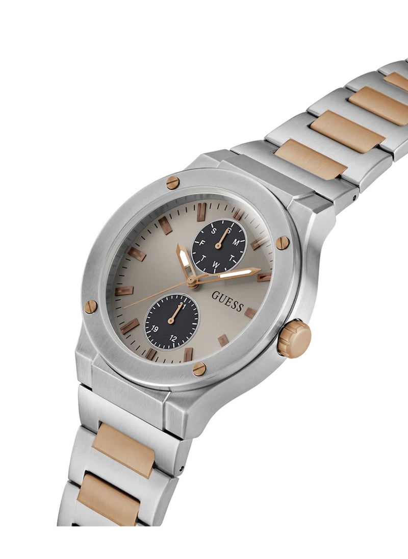 GUESS Jet Men’s Grey Dial Quartz Analog Stainless Steel Watch GW0795G2 - 45mm  - Image 2