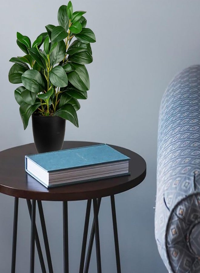 Briful Artificial Plants Mini Camellia Potted Fake Plants Small Faux Plastic Plants Desk Plant Artificial Flowers with Vase for Home Office Desk Kitchen Garden Indoor Decor - Image 4