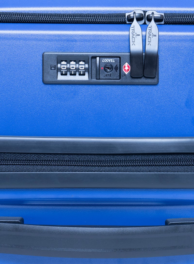 Track Daytona Hardshell Luggage Set – Durable PC Front Opening Suitcase, Expandable, Secure Lock, Anti-Theft Zip, USB Port & Laptop Compartment (Carry-on), 4 Double Spinner Wheels, Check-in & Carry-on - Image 5