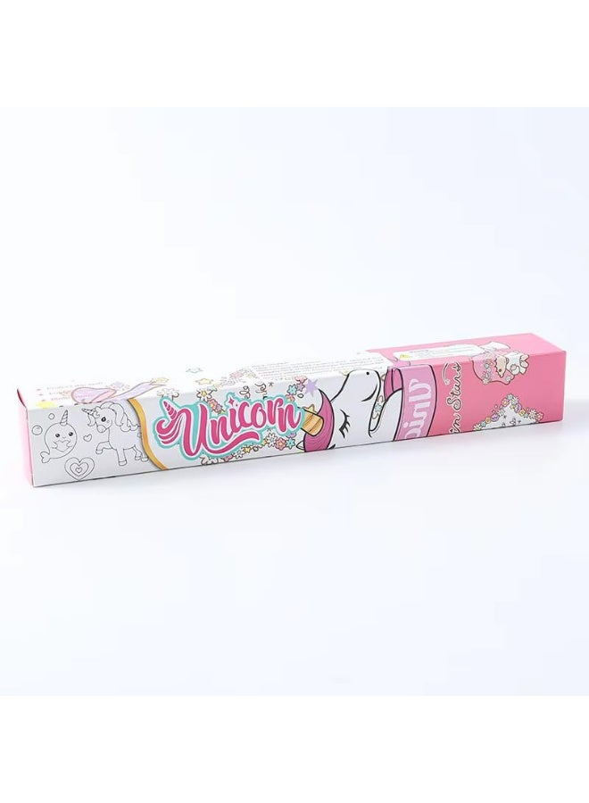 Giant Adhesive Coloring Roll for Kids - "Magical Unicorn" Design for Creative Development  - Image 2