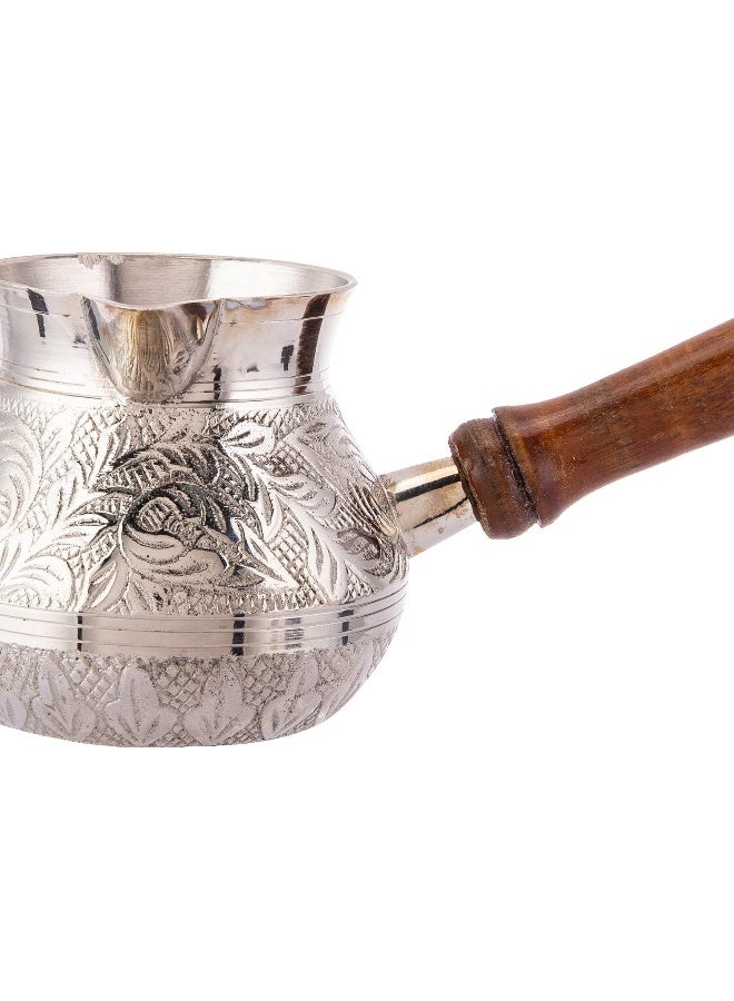 AKDC Brass Coffee Warmer M 9Cm X 9Cm X 9Cm Silver - Image 2