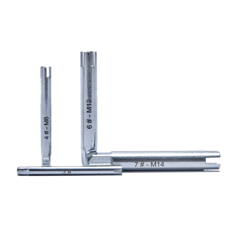 FOITECHY 10Pcs Tap Extractor 3/4 Flute Broken Head Screw Remover Stripped Tap Extractor Set - Image 5