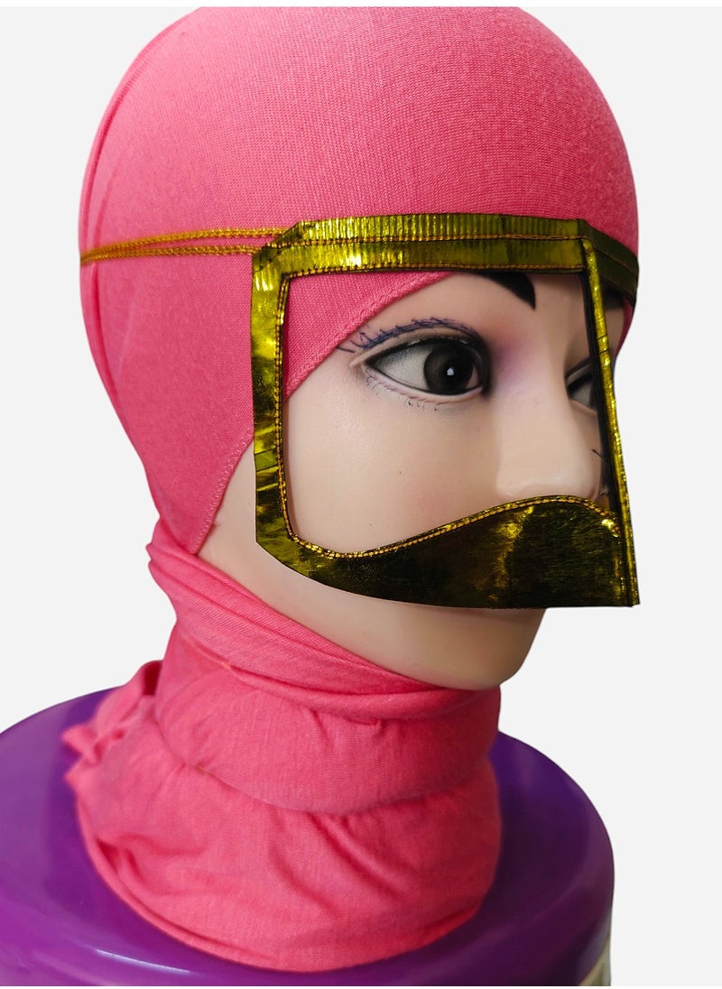 ماركة غير محددة بتولة، برقع، نقاب، قناع وجه عربي تقليدي، لون أخضر 10 قطع  - Image 5