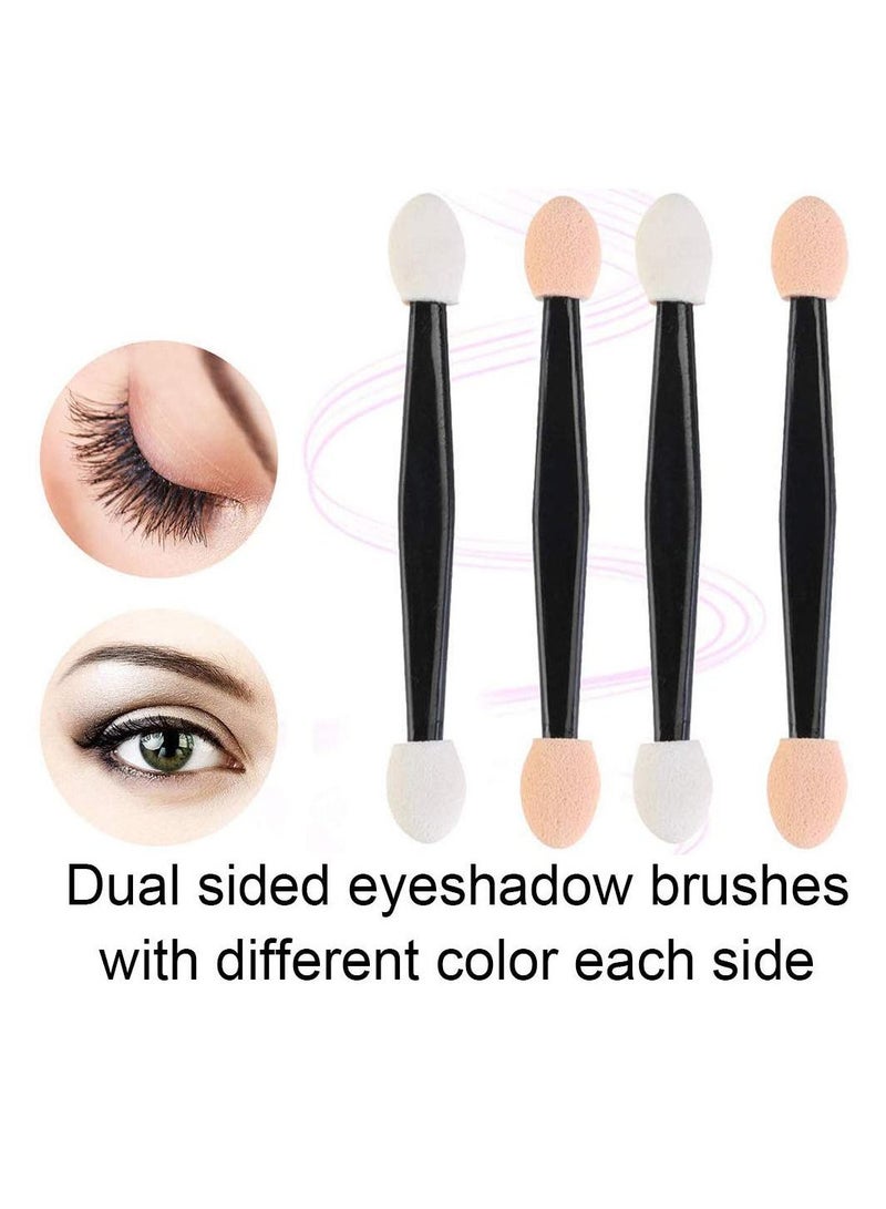 HOFEESEA 50PCS Eyeshadow Applicators Double Sided Eye Makeup Applicators Short Sponge Eyeshadow Applicator with Box - Image 2