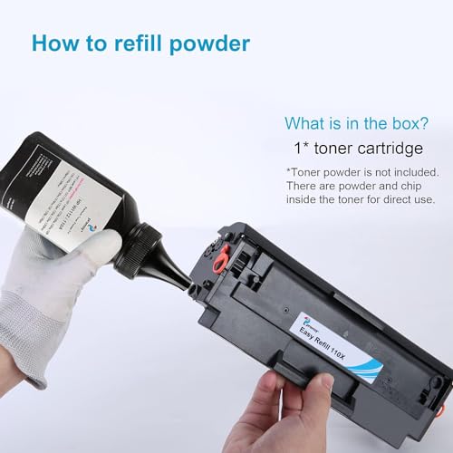 proffisy Large Volume 110A Toner Cartridge, 3000 Pages 110X Toner Cartridge Compatible with HP Laser 103a,108a,108w,108,MFP 131, 135a,135w,136,136a,136nw,136w,137fnw,138,138p,138pn,138fnw -1 pcs - Image 4