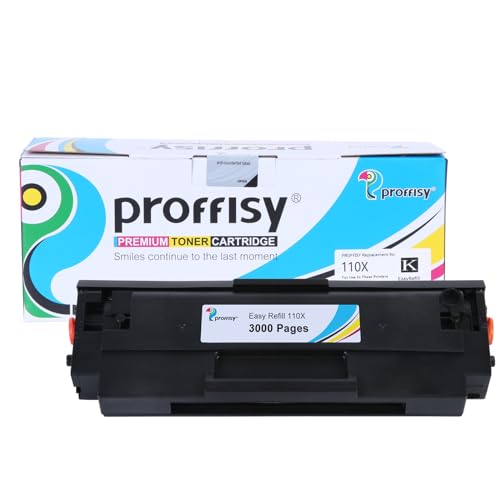 proffisy Large Volume 110A Toner Cartridge, 3000 Pages 110X Toner Cartridge Compatible with HP Laser 103a,108a,108w,108,MFP 131, 135a,135w,136,136a,136nw,136w,137fnw,138,138p,138pn,138fnw -1 pcs - Image 1