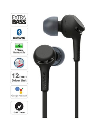 WI-XB400 Extra Bass Wireless In-Ear Headphones With Mic-Bluetooth Black - view 5