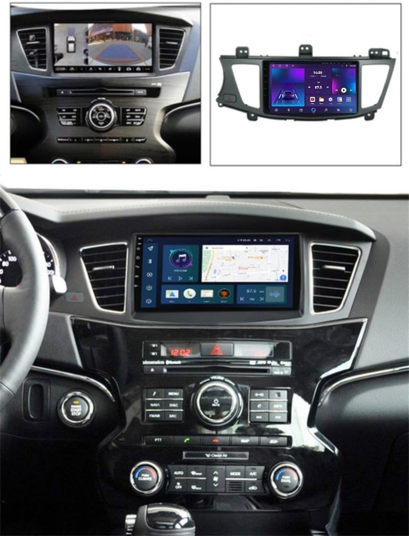 Vierex Fit Kia Cadenza Car Stereo Cadenza K7 Android Screen 2009-2013 With Apple Carplay Android Auto Wireless WiFi DSP FM&AM BT AHD Camera Included Fast Interface (8+128GB Carplay 8CORE) - Image 3