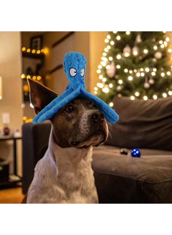 ألعاب الكلب السكيكي ، Octopus لا حشو تجعيد الحيوانات الأليفة المزخرفة التدريب والترفيه ، ألعاب المضغ التفاعلية الدائمة لأسنان الجرو ، الكلاب الصغيرة والمتوسطة والكبيرة ، حزمة 2 - Image 1