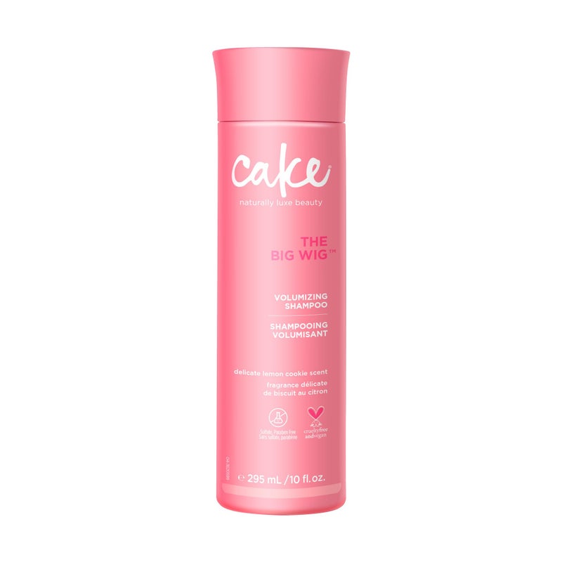 Cake Beauty Shampoo, The Big Wig â€“ Weightless Cleansing and Nourishing â€“ With Aloe Vera Rice & Soy Protein â€“ For All Hair Types â€“ 10 Fl Oz / 295 ml - Image 1