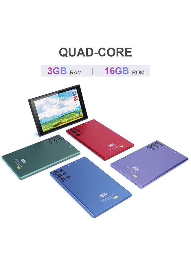 C idea 8 Inch Tablet, Google Android 9.0 Dual Cameras 256GB Storage Long Battery Life  For Adults Teenagers CM822 Purple - Image 2