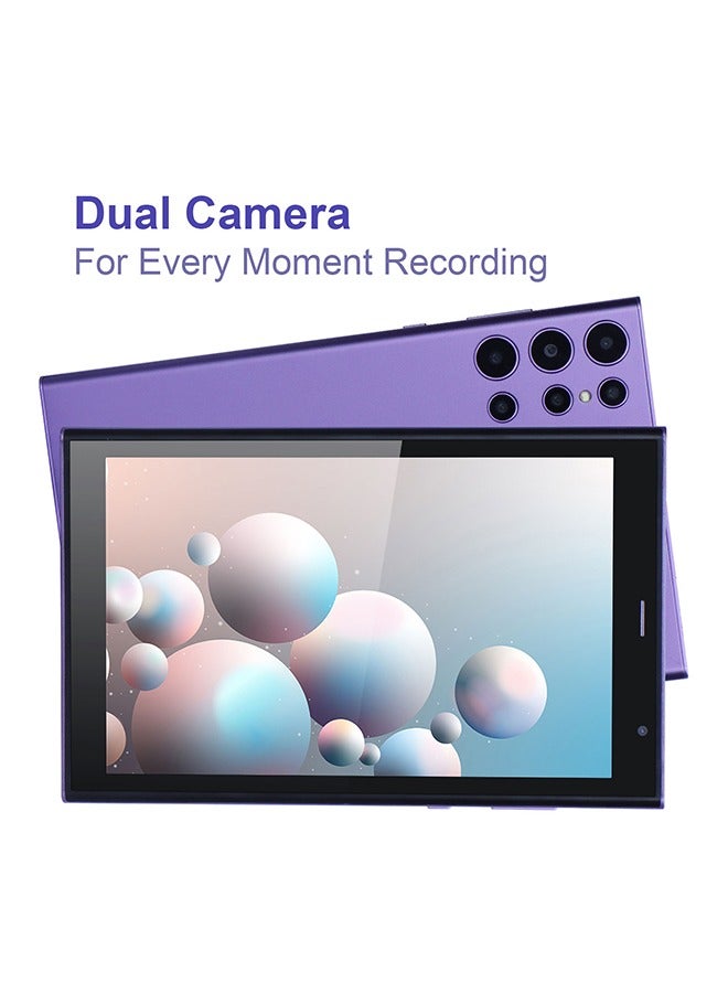 C idea 8 Inch Tablet, Google Android 9.0 Dual Cameras 256GB Storage Long Battery Life  For Adults Teenagers CM822 Purple - Image 4