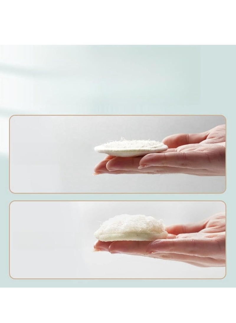 6 pcs Exfoliating Loofah Sponge Pads Facial Body Bath Shower Loofah Sponge Pad Natural Exfoliating Scrubber Brush for Men Women Bath and Spa(1 Pack of 6) - Image 5