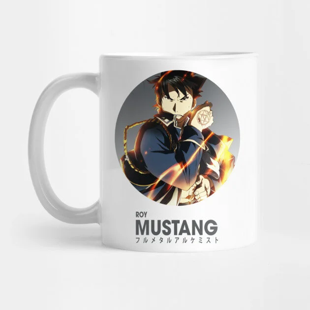 Pixxa Fullmetal Alchemist Funny Roy Mustang Mug