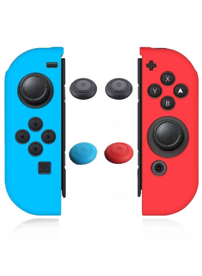 Spot Nintendo Switch Button Rocker Protection Cap NS Silicone Cap NX Handle Button Rocker Cap-Product Color:Red  - Image 3