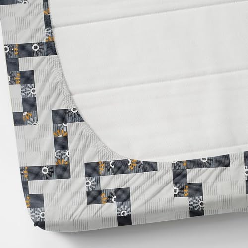 VOMZER 320 TC Cotton Feel All Around Elastic Fitted Bedsheets King Size, Premium Fitted Bedsheets King Size for Double Bed with 2 Pillow Covers, Size- 78” x 72” (White Lines) - Image 5