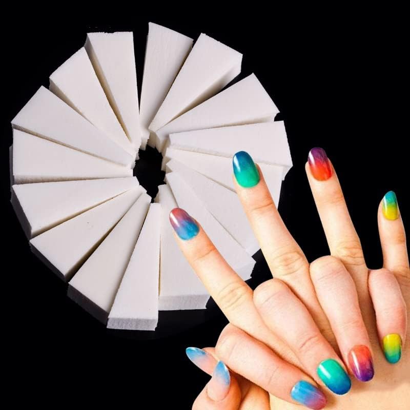 Generic HStyle store 10 pcs Diy Creative Gradient Nail Art Sponge Gradient Nails Soft Sponges For Color Nail Acrylic Nail Accessories  - Image 4