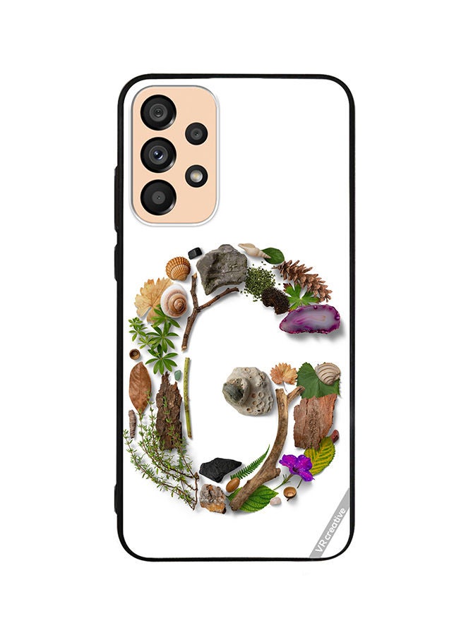 VR CREATIVE Protective Case Cover For Samsung Galaxy A53 5G Alphabet G Design Multicolour - Image 1