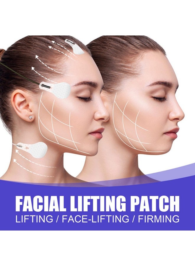 دايني 60 قطعة شريط شد الوجه مقاوم للماء على شكل حرف V رقعة شد الوجه شريط لاصق للرقبة والعين للنساء جمال الوجه - Image 5