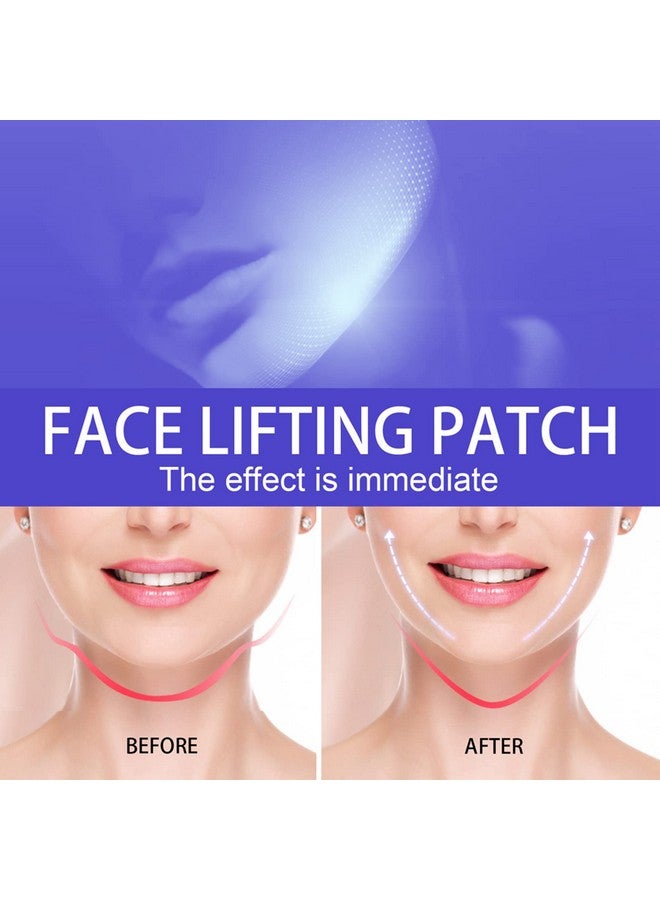 دايني 60 قطعة شريط شد الوجه مقاوم للماء على شكل حرف V رقعة شد الوجه شريط لاصق للرقبة والعين للنساء جمال الوجه - Image 4