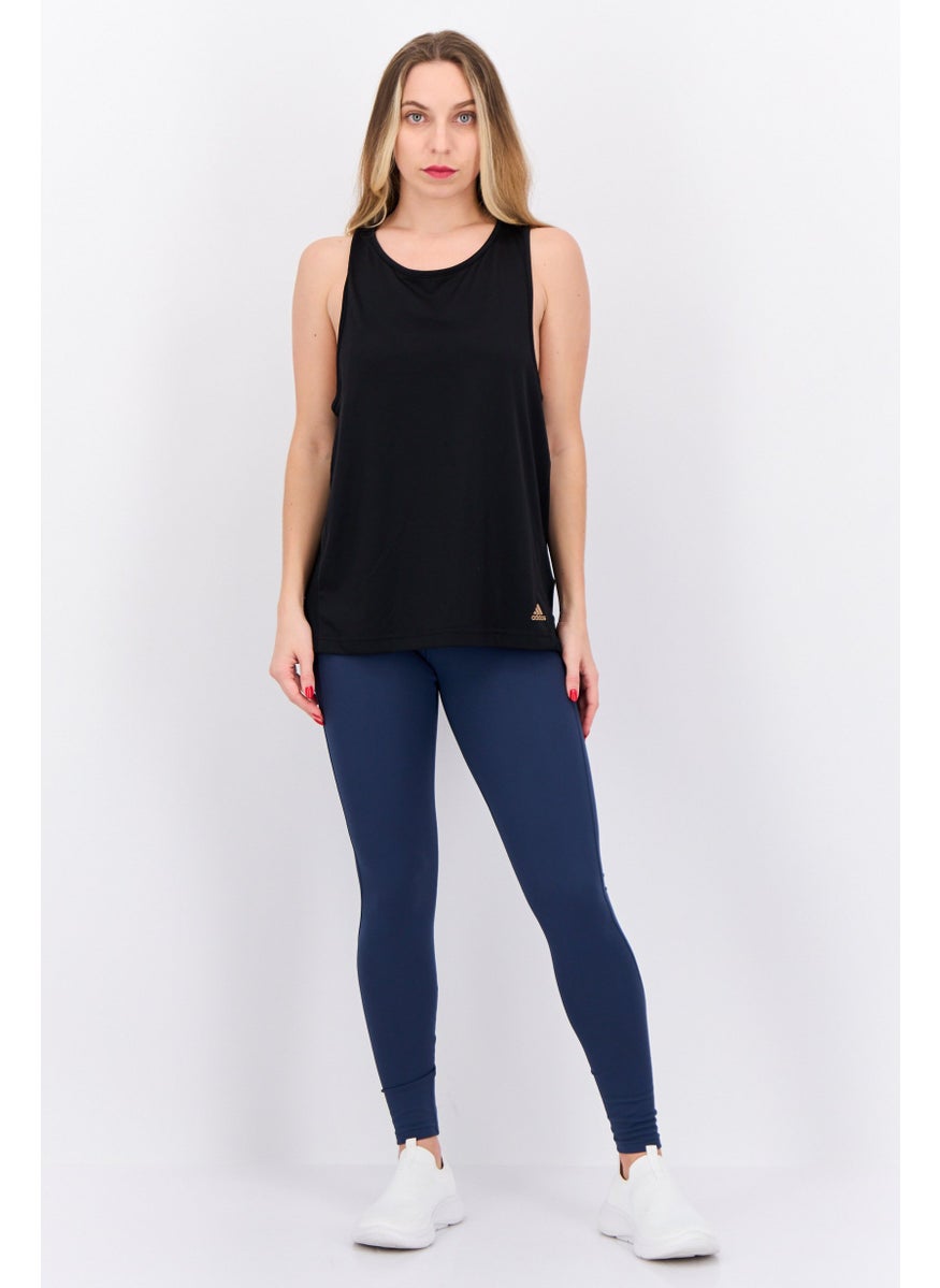 Adidas - Women Sportswear Fit Sleeveless Training Tank Top, Black - Image 1