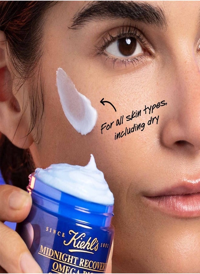 Kiehl's - Kiehl's Midnight Recovery Omega Rich Cloud Cream 0.5 Oz / 14 Ml Sealed - Image 1