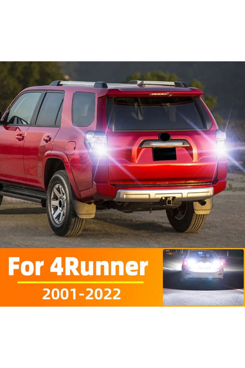 إيروريكس قطعتان من مصابيح LED للرجوع للخلف لملحقات تويوتا 4Runner 2001-2022 2013 2014 2015 2016 2017 2018 201... - Image 1