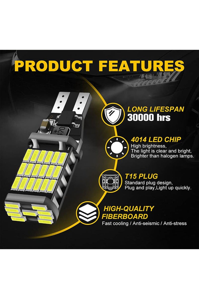 إيروريكس قطعتان من مصابيح LED للرجوع للخلف لملحقات تويوتا 4Runner 2001-2022 2013 2014 2015 2016 2017 2018 201... - Image 4