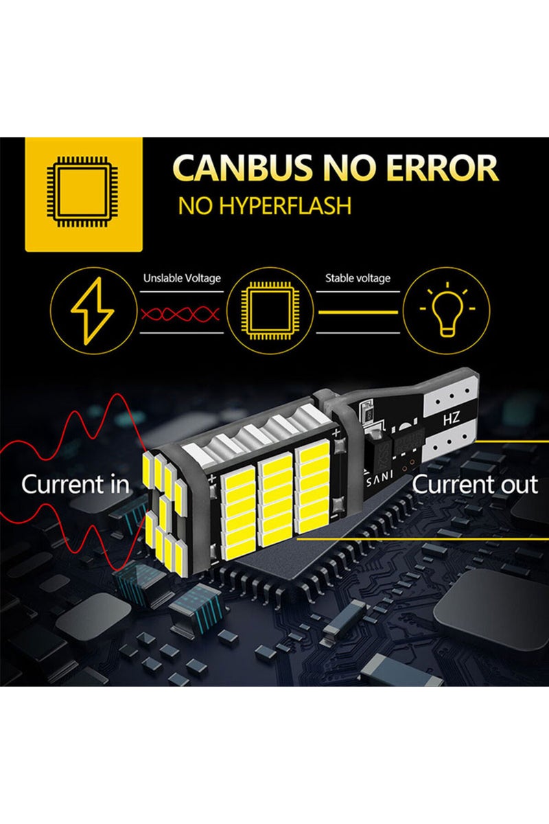 إيروريكس قطعتان من مصابيح LED للرجوع للخلف لملحقات تويوتا 4Runner 2001-2022 2013 2014 2015 2016 2017 2018 201... - Image 3