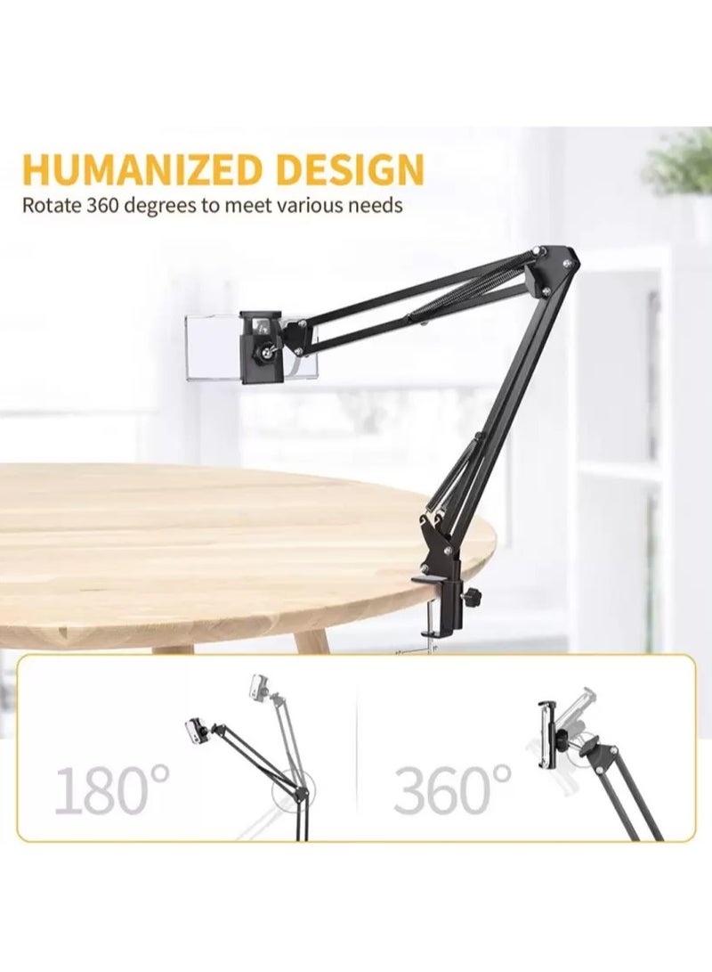 DUSALA Flexible Arm Smartphone Stand 360° Rotation Anti-Slip Stability Tabletop Bed - Image 3