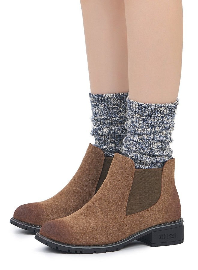 Leotruny Women's Slouch Vintage Knit Cotton Boot Socks (5pairs-assorted) - Image 4