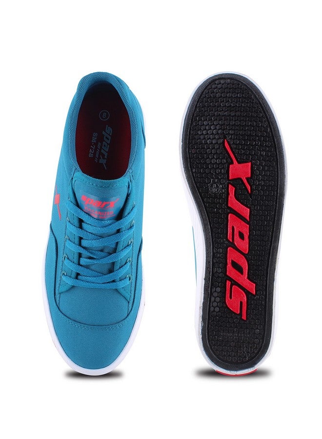 Sparx Mens SM 728 | Stylish, Comfortable | Blue Sneaker - 10 UK (SM 728) - Image 2