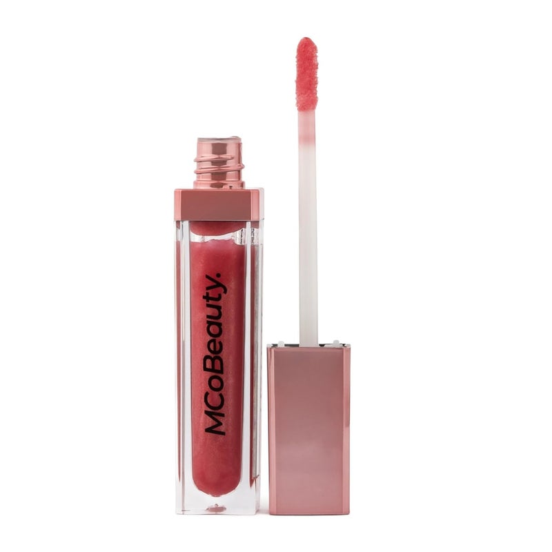 MCoBeauty LipLights Shine Gloss Berry Pink High Shine and Color for Irresistible Lips Vegan Cruelty Free Cosmetics