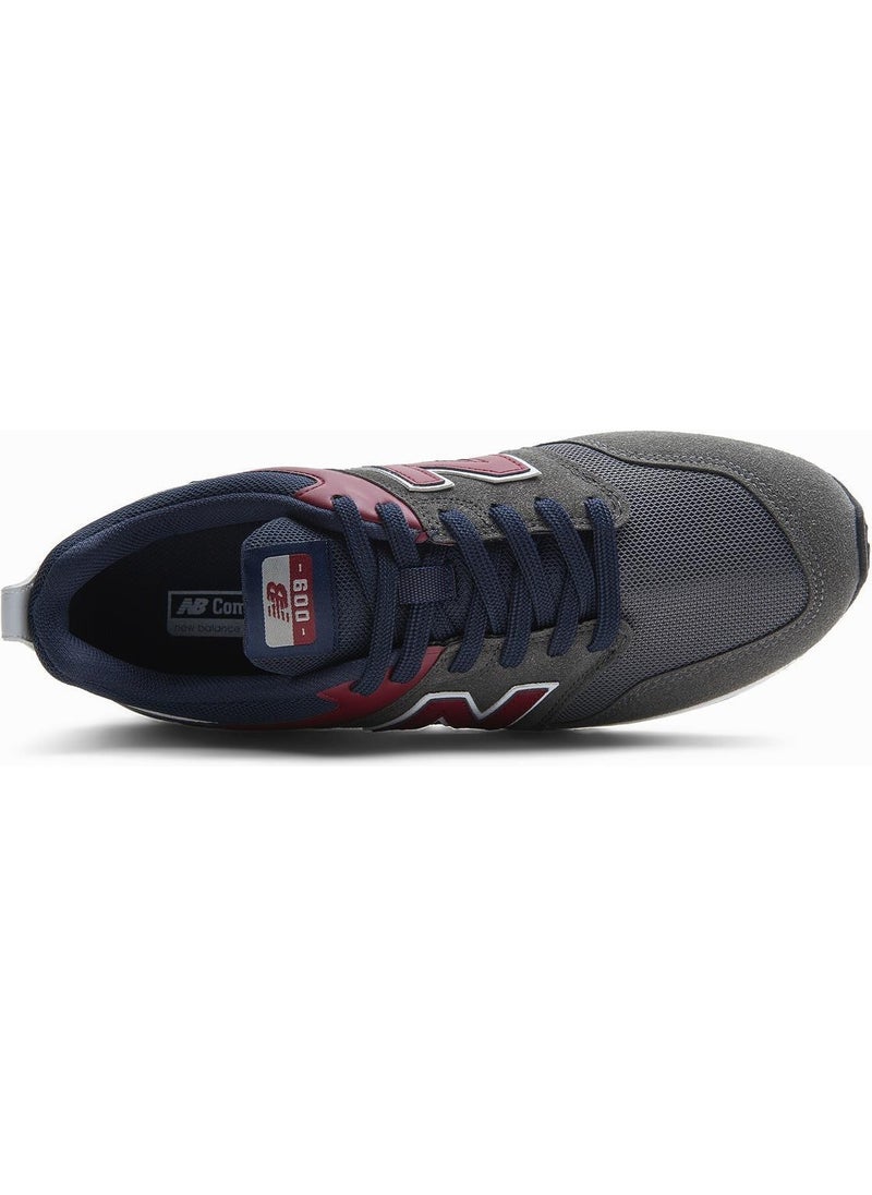 New Balance - Men's Anthracite Claret Red Casual Sneakers MS009ANB V2 - Image 1