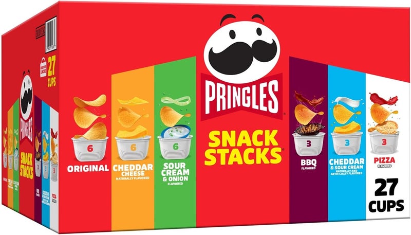 Pringles Snack Stacks Variety Pack - 27 Cups - Image 1