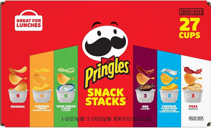 Pringles Snack Stacks Variety Pack - 27 Cups - Image 5