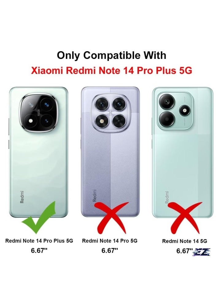 ELTRAZONE Xiaomi Redmi Note 14 Pro Plus 5G Case – Rotational Metal Ring Grip, Kickstand Feature, Magnetic Car Mount Holder, Shockproof TPU Bumper for Ultimate Protection – Slim, Durable Case for Redmi Note 14 Pro Plus 5G - Image 2