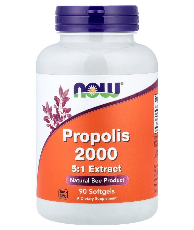 now Propolis 2000 5:1 Extract 90 Softgels (400 mg per Softgel)